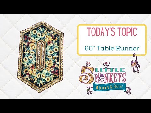 60° TABLE RUNNER | QUICK AND EASY TIPS AND TRICKS