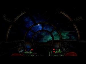Millennium Falcon Cockpit Flight Travel | Star Wars Ambience - 12 hour Version