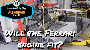 97K views · 1.5K reactions | This week is crunch time. Now we can see if this Ferrari engine actually fits, in this tiny little Alfa 105's engine bay. Watch the full video here https://youtu.be/tnKKDkdIWq0 | Home Built By Jeff | Facebook