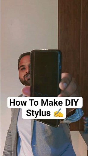 How to Make a Stylus Pen ✍️ #lifehacks #tech #diy