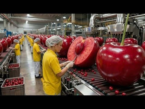 Inside the Cherry Cake Factory: Watch Fresh Cherries Transform in Minutes | Factory Tour 2026