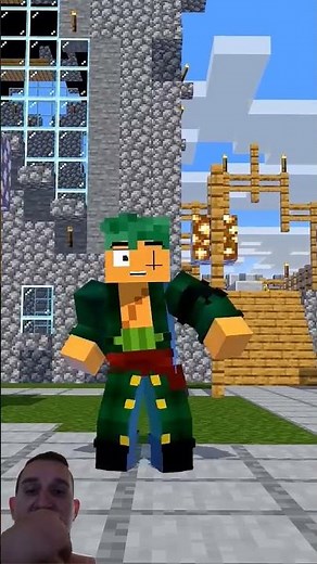 Aphmau and Zoro with Rock That Body #minecraft #aphmau #roblox #shorts