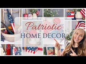 10 DIY Patriotic home decor using wood and thrifted items - DIY Americana home decor