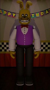 SpringBonnie Performance #fnaf #blender #blenderanimation #3danimation #3d #fivenightsatfreddys