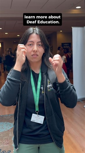 This is your sign. Karmen’s in Florida for CSUN’s Project PRISM and she’s all about learning more, connecting more, and growing more in the Deaf community. Register at the link: https://handsupconference.ticketspice.com/hands-up-conference?utm_source=facebook&utm_medium=social&utm_campaign=HUC_2026#buy-tickets | The Hands Up Conference