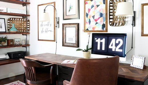 Easy and Gorgeous Ikea Desk Hack