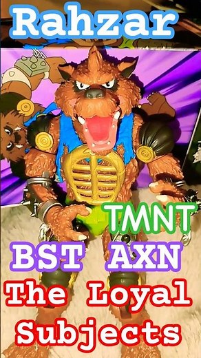 👉🏼 🌀 (Rahzar) | TMNT | BST AXN | The Loyal Subjects | Action Figure