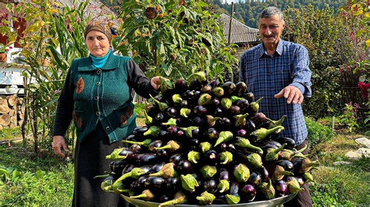3.1K views · 10K reactions | Harvested eggplant is a versatile vegetable that can be pickled in jars for a delicious oriental appetizer. I'll show you how to make this simple and tasty dish that's perfect for sharing with friends and family!  #eggplant #village #recipe #cooking | Sweet Village | Facebook