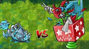 PVZ Fusion - Ultimate Ice Pitcher Vs Clown Queen Zombie - Who will win?