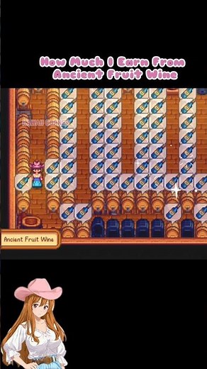 Let's See How Much I Earn From Fruit Wines, Stardew Valley #stardewvalley
