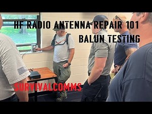 Ham Radio HF antenna repair 101 Balun testing