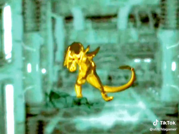 jaja algo así me imagine que pensó ese yautja cuando vio a Predalien #fypシ #fyp #predator #depredador #yautja #humor #predalien