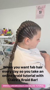 🩷Imagine learning to braid so you no longer need to pay to have it done!!! 🩷 Our in depth online tutorials take you through EVERYTHING you could ever need to know about how to achieve perfect, tight, neat, symmetrical Dutch, French and Fishtail braids. Filmed in real time with simplified instructions on how to hold the hair, where to place your hands, how and where to use product and more, this is something you don’t want to miss www.clairesbraidbar.com/online-tutorial.....#dutchbraid #dutchbr
