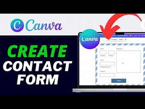 How To Add Contact Form To Canva Website 2025! Create Contact Us Form To Canva Website - FULL GUIDE