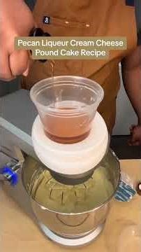 Pecan Liqueur Cream Cheese Pound Cake Recipe