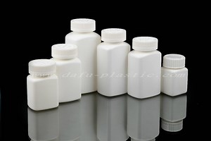 [Hot Item] Plastic Pharmaceutical Packaging PE Tablet Container with Plastic Cap