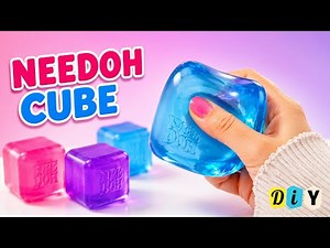 How to make viral NeeDoh Cube at home✨/ Easy ideas / DIY project / Paper craft