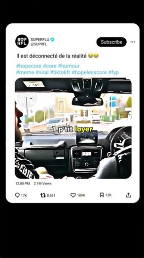 Il est déconnecté de la réalité 😭😂