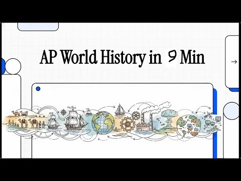 AP World History: Modern (FULL COURSE CRAM REVIEW IN UNDER 9 MINUTES!)