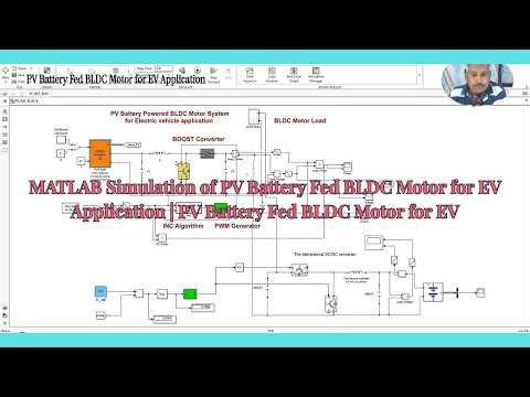 MATLAB Simulation of PV Battery Fed BLDC Motor for EV Application
