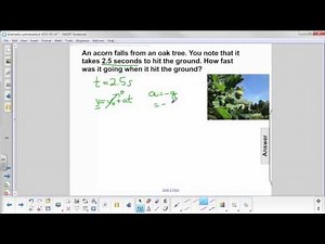 Kinematics - Free Fall Q46