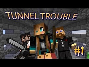 #1 ТРИО на карте MINECRAFT: TUNNEL TROUBLE (MINI-GAME)
