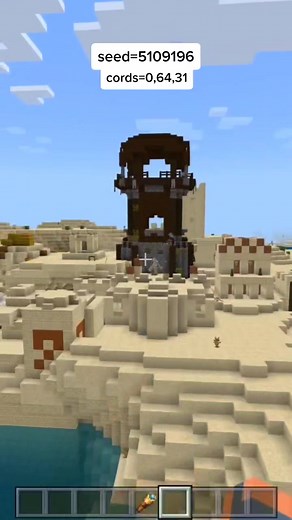 Exploring a Perfect Minecraft Village Outpost with Temple and Ruined Portal