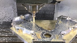 More MMR Gen X Coyote Billet Timing Covers In production. Over 300lbs of aluminum is turned into recyclable chips leaving a timing cover that weighs less than a factory casting! | Modular Motorsports Racing - MMR