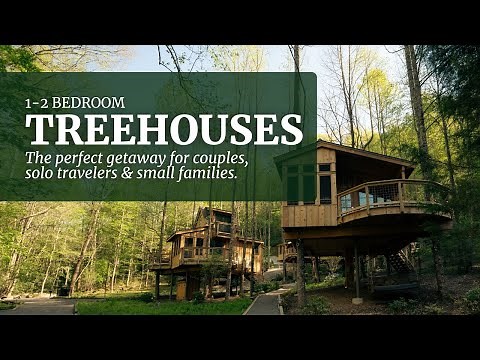 1-2 Bedroom Treehouses in Gatlinburg, TN | Treehouse Grove
