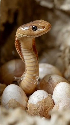 how cobras hatch their eggs #cobra #natural