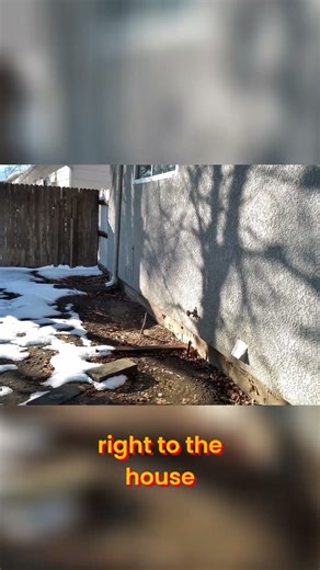 Leaking Gutter Causing Foundation Damage: Repair Guide #shorts