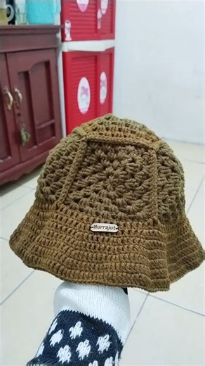 bucket hat rajut #crochet #transition #merajut #handmade