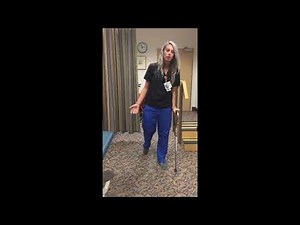 Physical Therapy Using a Cane