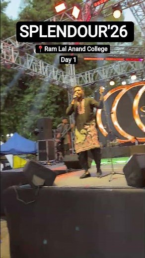 SPLENDOUR'26 🎉🎉 | Day 1 - sufi| #shortsfeed #delhiuniversity #concert #sufi #collegelife #shorts