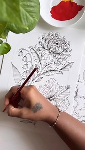 6.1K views · 501 reactions |  BOTANICAL LINE ART WORKSHOP: ONLINE ...