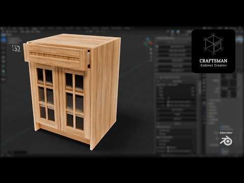 Parametric Cabinets in Minutes - Craftsman Cabinet Creator Tutorial