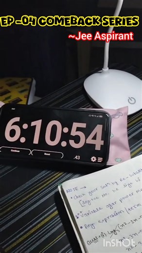 Ep -04 Comback series 💯🎖️ | Study Vlog Class 11| Jee Aspirant Routine | Class 11 Wasted #jee