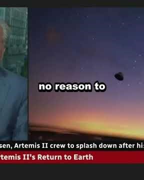 A reporter details the extreme danger of the capsule's re-entry, focusing on the