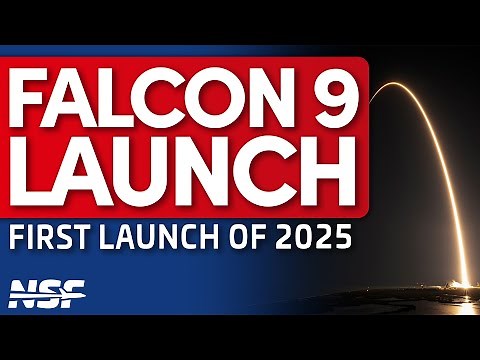 🚀 The First Launch of 2025: SpaceX Falcon 9 Launches Thuraya 4-NGS