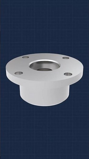 Flange variation cbp–03042026📣 3D CAD practice Autodesk Inventor #3d #cad #practice #flange