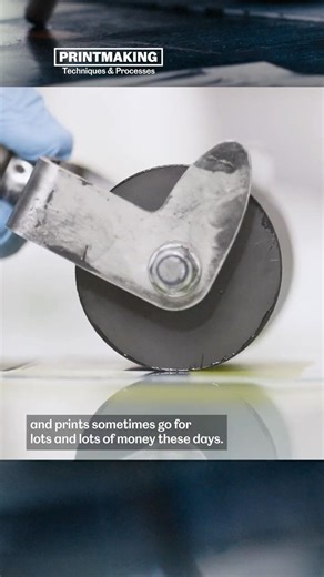 'You can keep a print for yourself' 🖨️ #printmaking #arttechniques #scottishartist