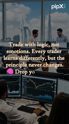 Trade with logic, not emotions. #pipx #forex #trading #financialfreedom #stockmarkets