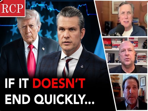 RCP podcast: Iran war isn't breaking Trump polls yet, Lindsey Graham's regime-change euphoria