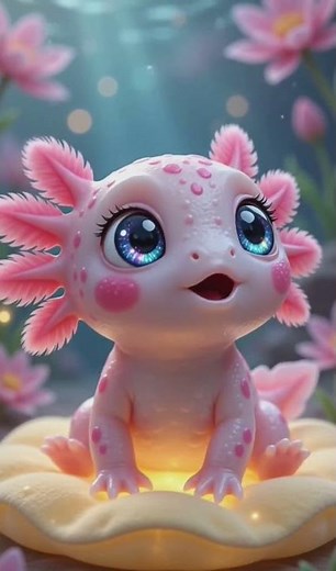 Cute Axolotl - The Cutest Smile You'll See Today! Meet one of most fascinating & lovable creatures