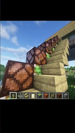 🛠️ Minecraft Auto Staircase Tutorial – Easy Redstone Build!