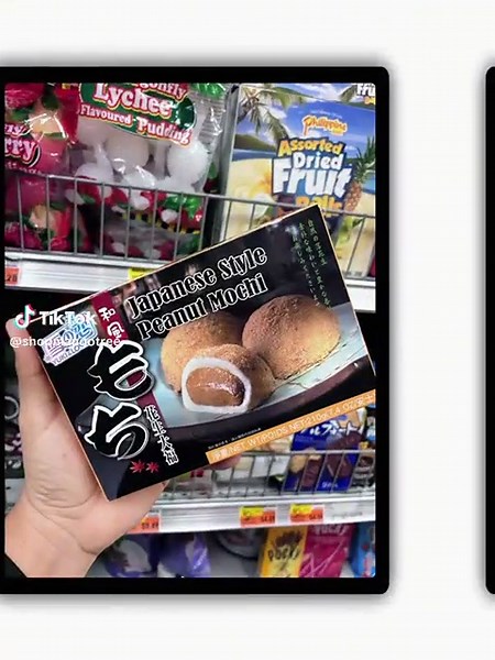 🍡 Discover a rainbow of authentic Japanese mochi flavors — soft, chewy, and absolutely irresistible! 🇯🇵✨ Delicate on the outside and deliciously flavorful on the inside 🤤💥 every bite is a little moment of joy 💕 Enjoy amazing varieties like Japanese style peanut, lychee fruit, banana with pineapple, coconut with pineapple, taro with pineapple, mango, red bean, and sesame 🍌🥥🥭🍍🌰 Sweet, colorful, and fun — perfect for sharing with friends… or enjoying all by yourself 😏🍡 Try them all and
