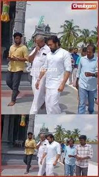 கோவையில் உள்ள குலதெய்வ கோவிலில் வழிபாடு செய்த நடிகர் #surya