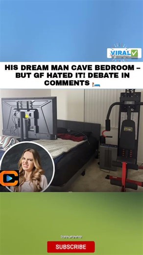 Girlfriend HATES His Bedroom Setup... Internet Goes WILD! 😭🔥#Viral #BedroomSetup #GirlfriendHatesIt
