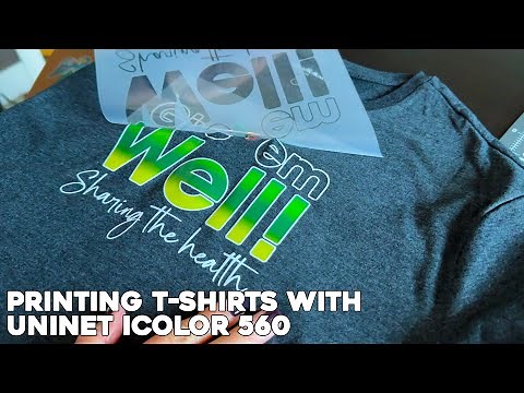 UNINET IColor 560 Digital Transfer Printer with White Toner Overprint and Underprint