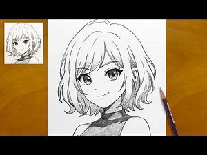 How to Draw an Anime Girl Step by Step | Full Sketch